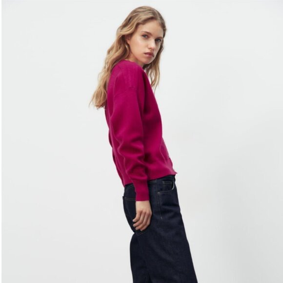 ZARA JEWEL BUTTON KNIT CARDIGAN (Size L , XL) NEW WITH TAG! - Picture 4 of 8